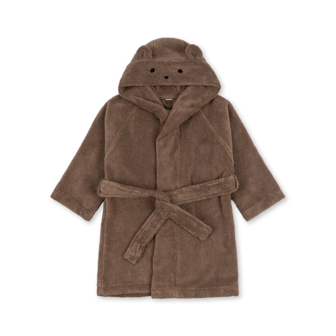 Konges Sløjd Kinder-Bademantel Terry „Desert Taupe“