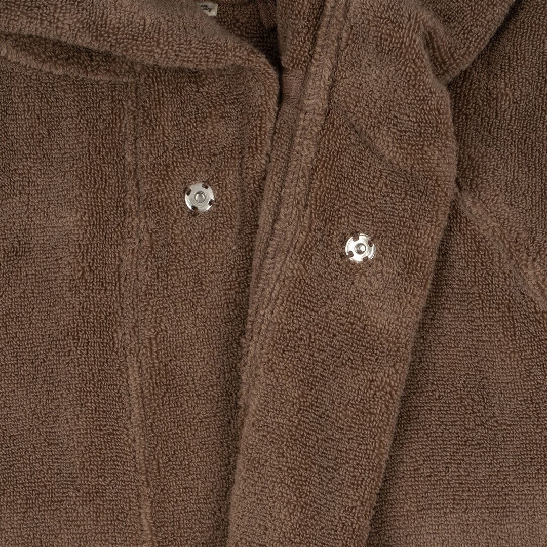 Konges Sløjd Kinder-Bademantel Terry „Desert Taupe“