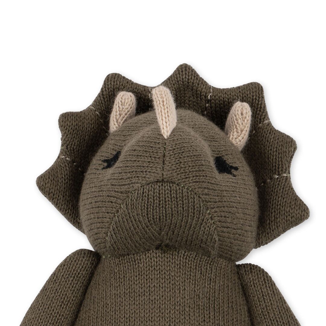 DELISTED Konges Sløjd Kuscheltier Triceratops „Laurel oak“, H20cm – Bild 3