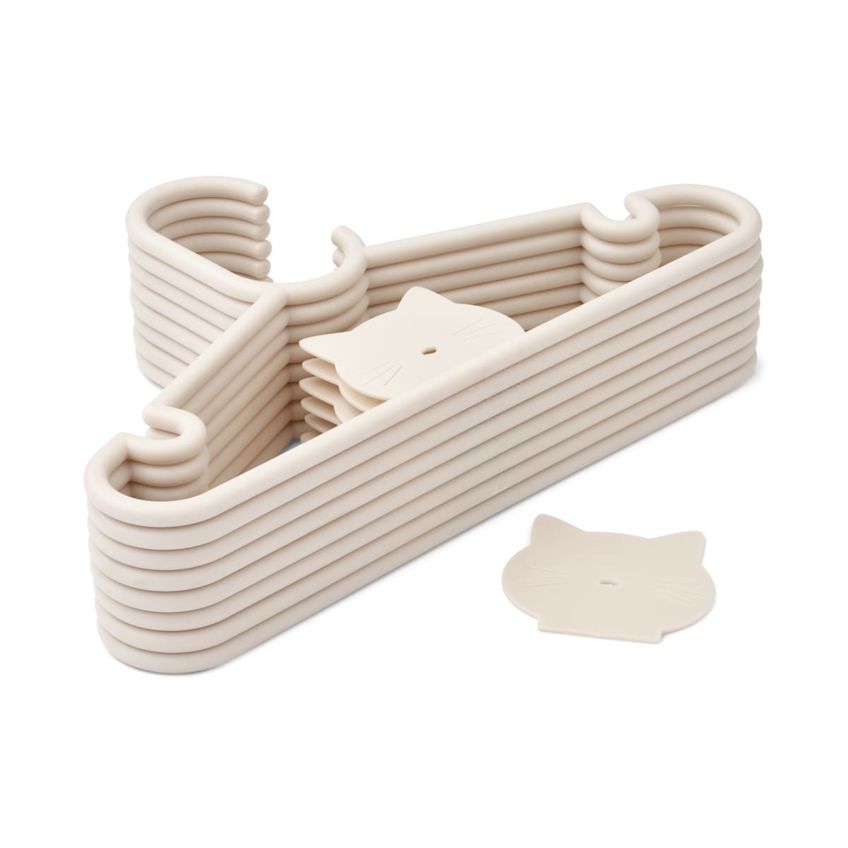 DELISTED Liewood Kleiderbügel-Set Falton für Kinder „Sandy“, 8er-Pack – Bild 2