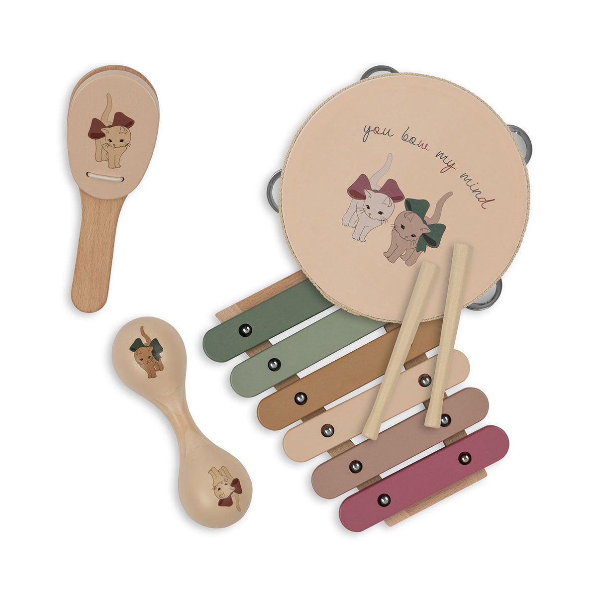 DELISTED Konges Sløjd Musikset „Bow Kitty“, FSC®-Holz – Bild 2