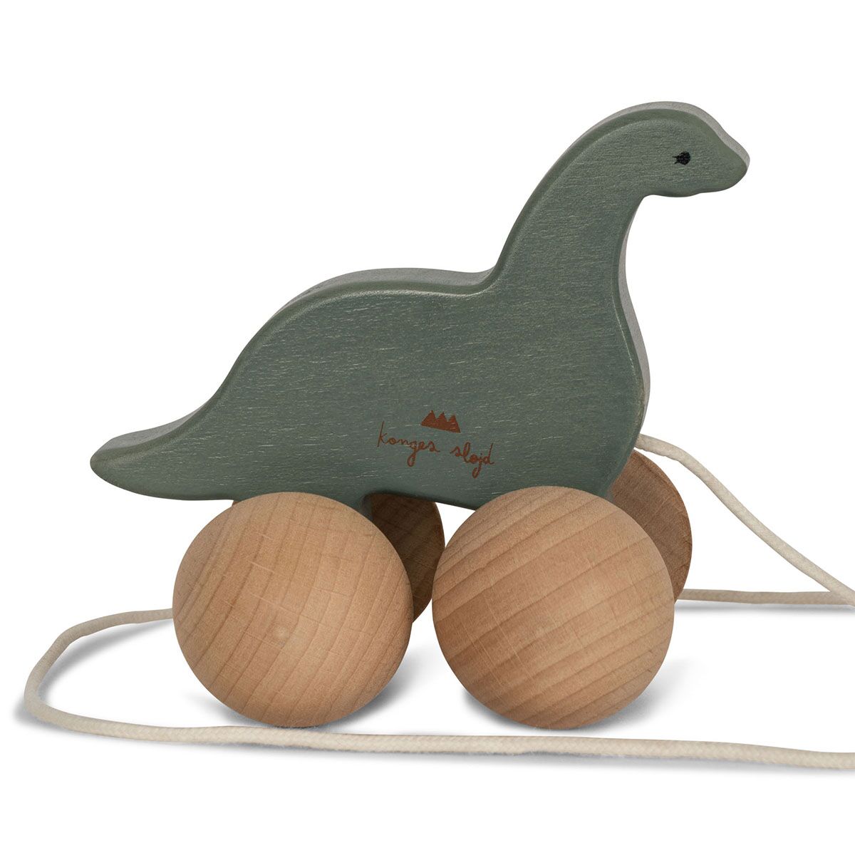 Konges Sløjd Dino Nachziehtier „Blue“, FSC®-Holz – Bild 2