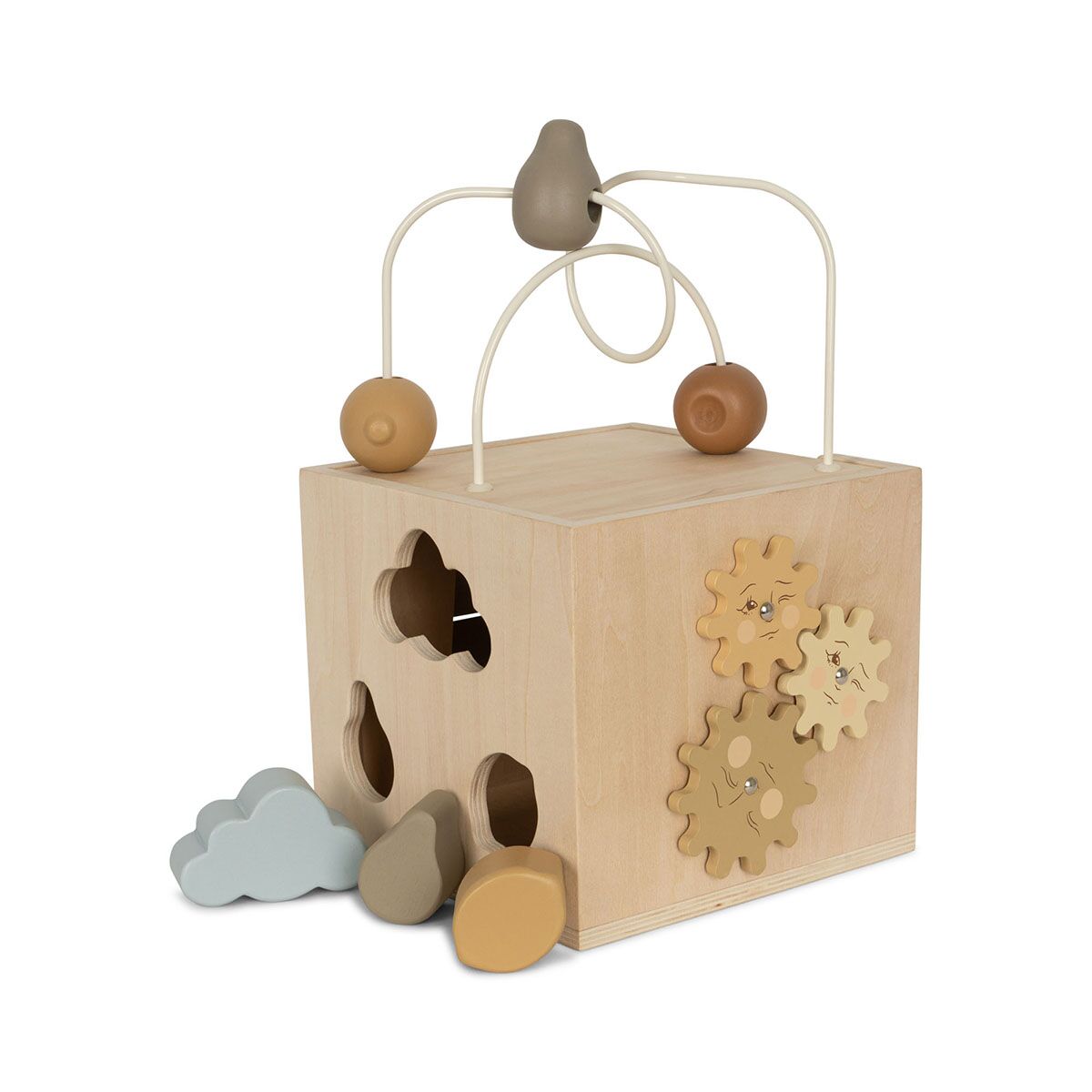 Konges Sløjd Aktivitätswürfel „Natur“, FSC®-Holz, 27x19cm