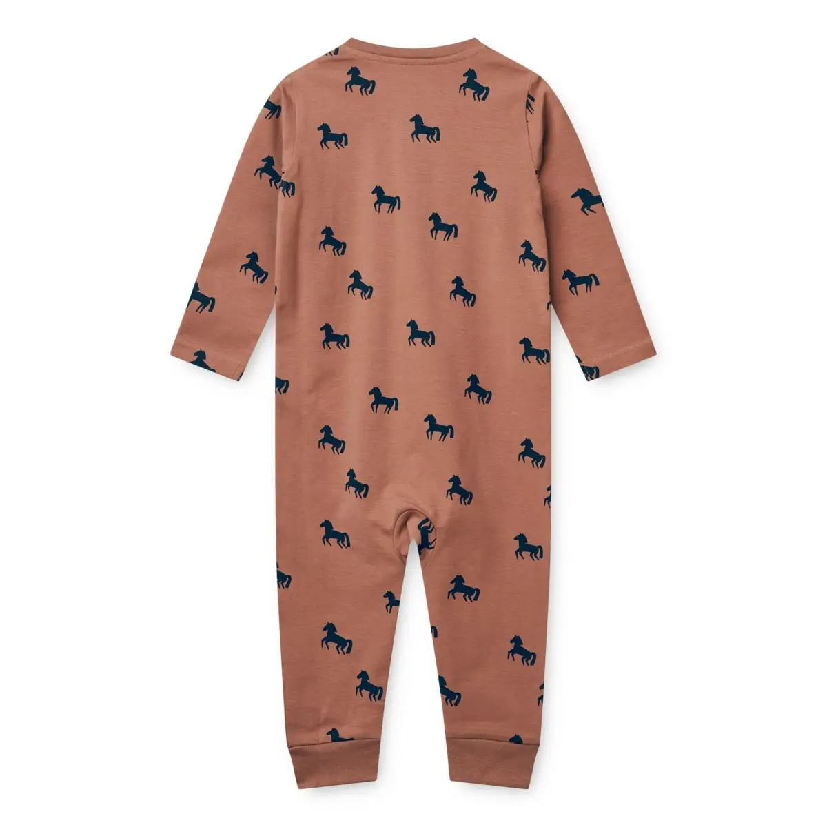 Liewood Pyjama-Jumpsuit Birk „Horses / Dark rosetta“, Gr. 56-86 – Bild 2