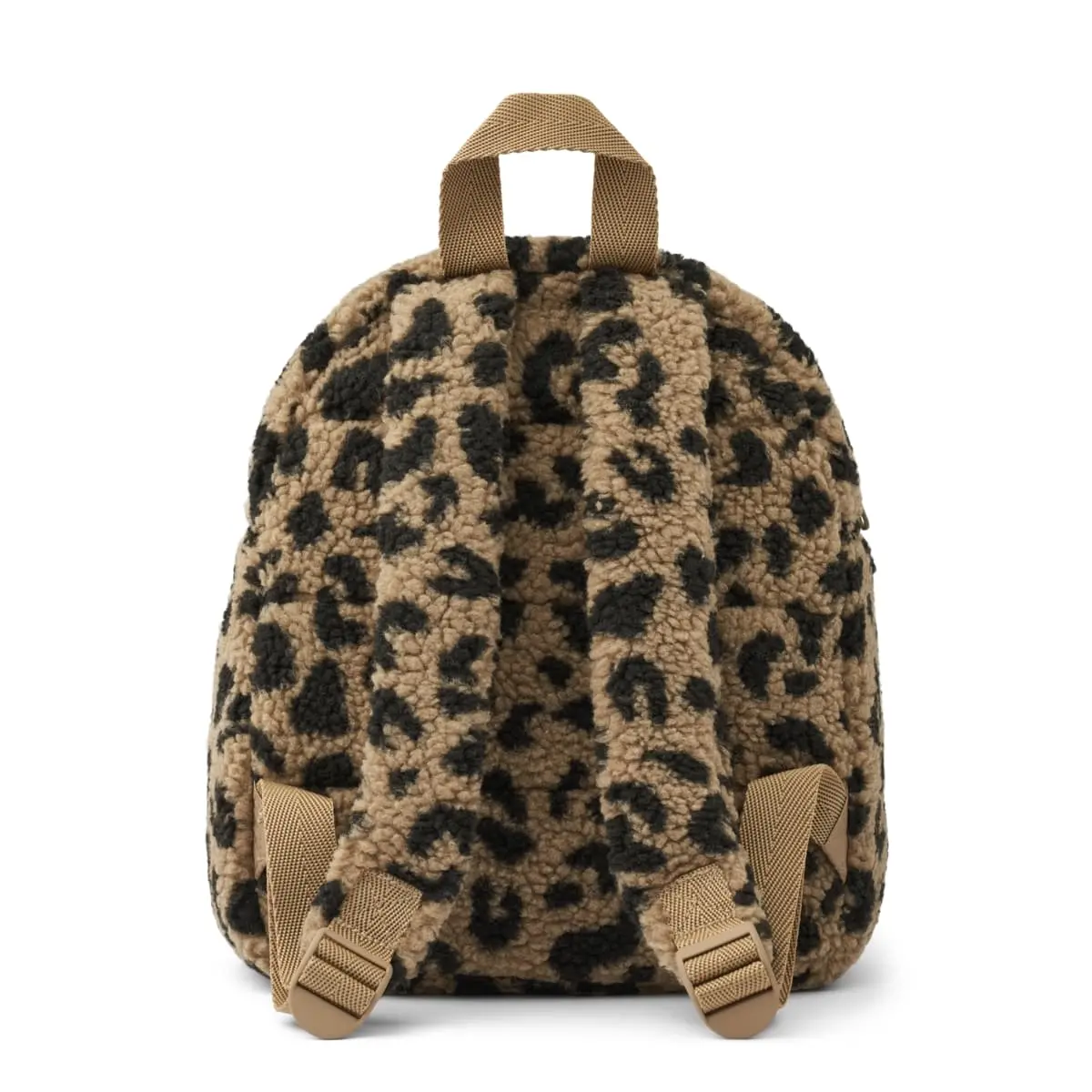 Liewood Allan Rucksack „Leo oat / Black panther“, Teddystoff, mittel, 3-7 Jahre – Bild 3