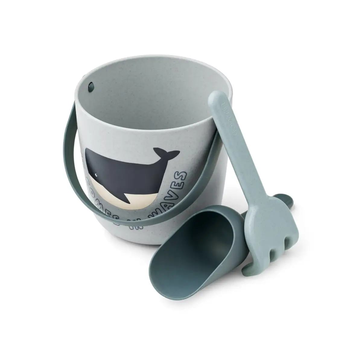 Liewood Donny Strand-Set „Whales multi mix“, 3-teilig