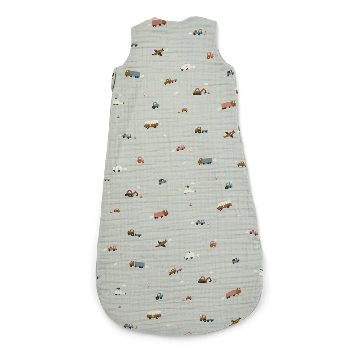 Liewood Schlafsack Flora „Vehicles / Dove blue“ Gr. 56-86