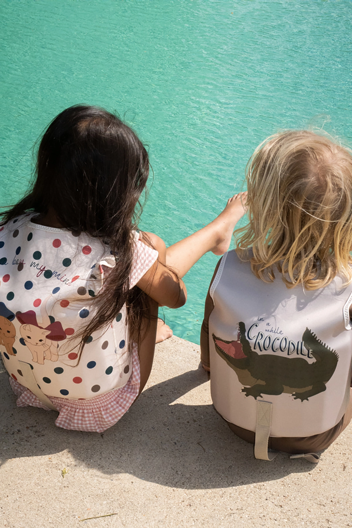 Konges Sløjd Kinder-Schwimmweste „Krokodil“, Neopren, 1-2 Jahre – Bild 6