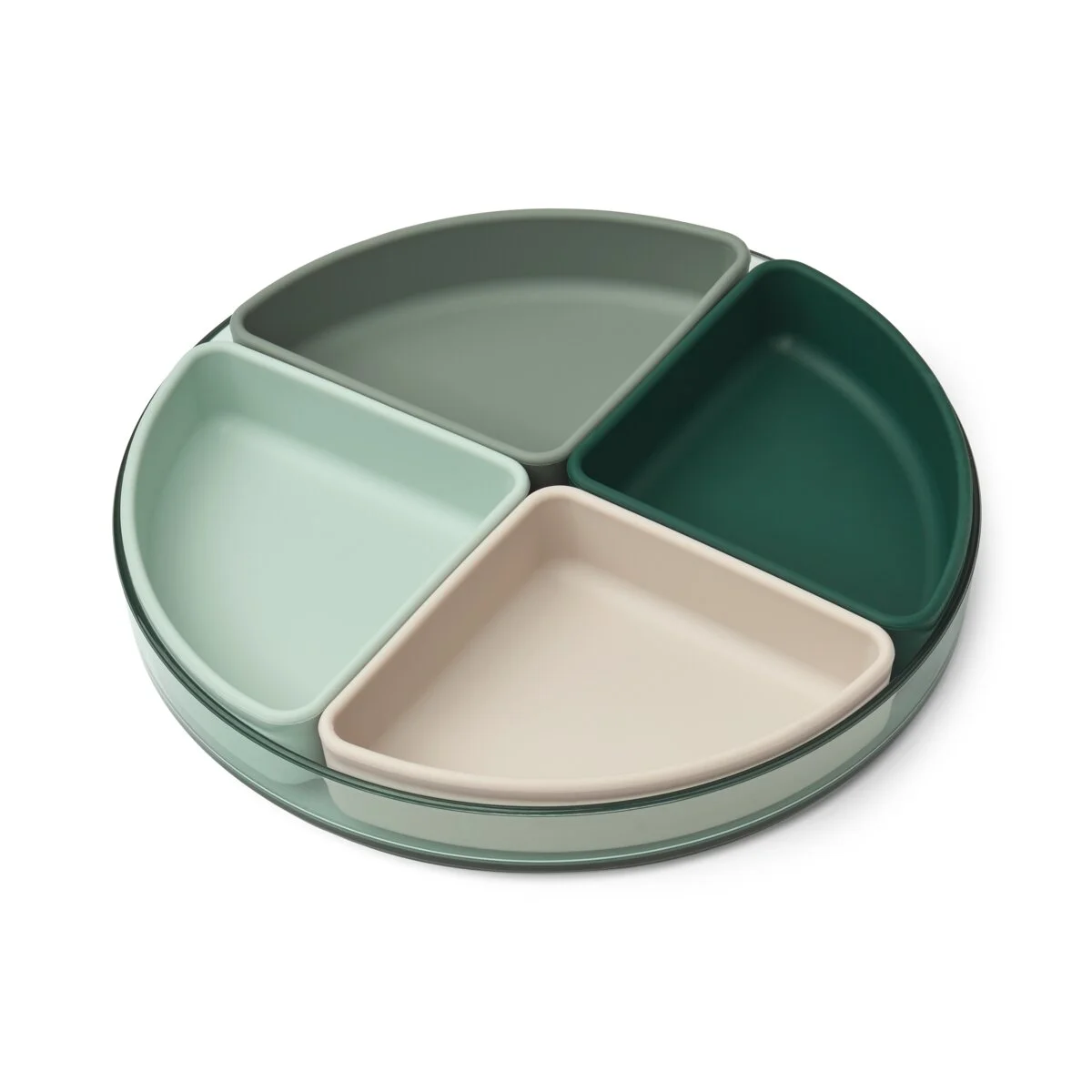 Liewood Trennteller Shawn „Peppermint multi mix“ aus Tritan / Silikon