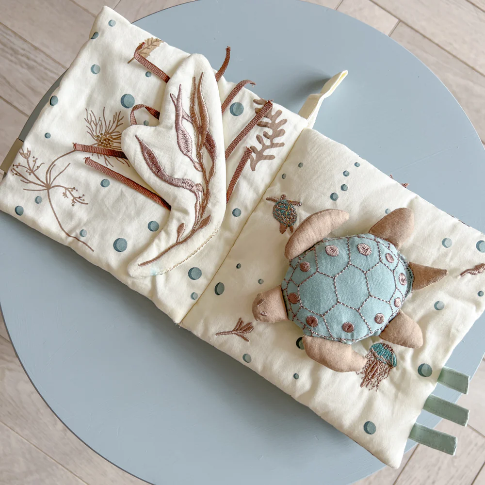 Cam Cam Activity-Stoffbuch „Sea Garden“, OCS, 18x17cm – Bild 5