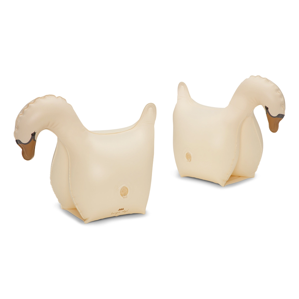 Konges Sløjd Schwimmflügel „Schwan / Cream“