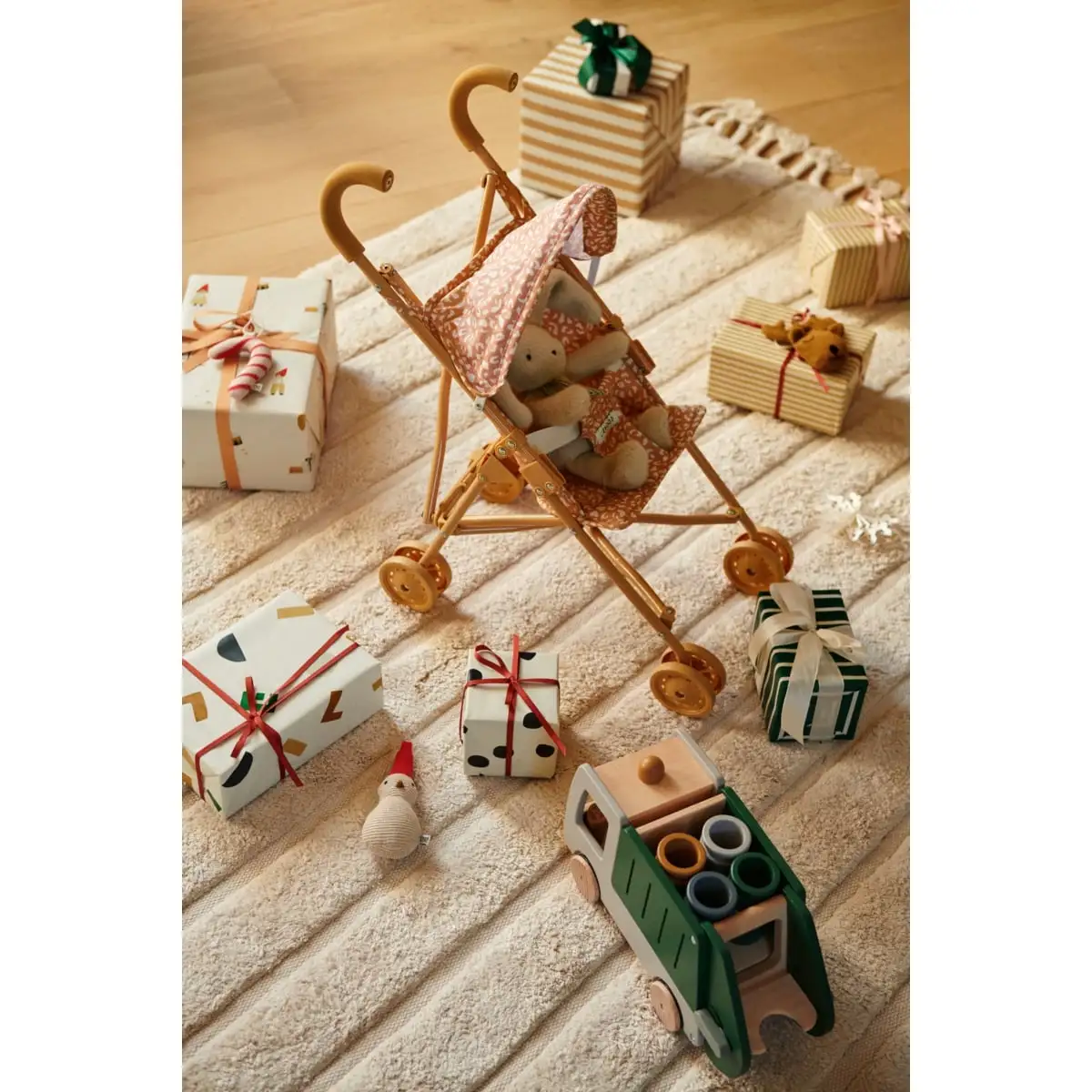 Liewood Puppenbuggy Elsie „Mini leo / Tuscany rose“