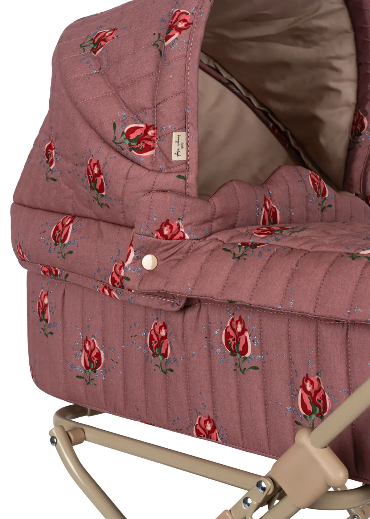 Konges Sløjd Puppenwagen „Vita Rosa Blush Glitter“