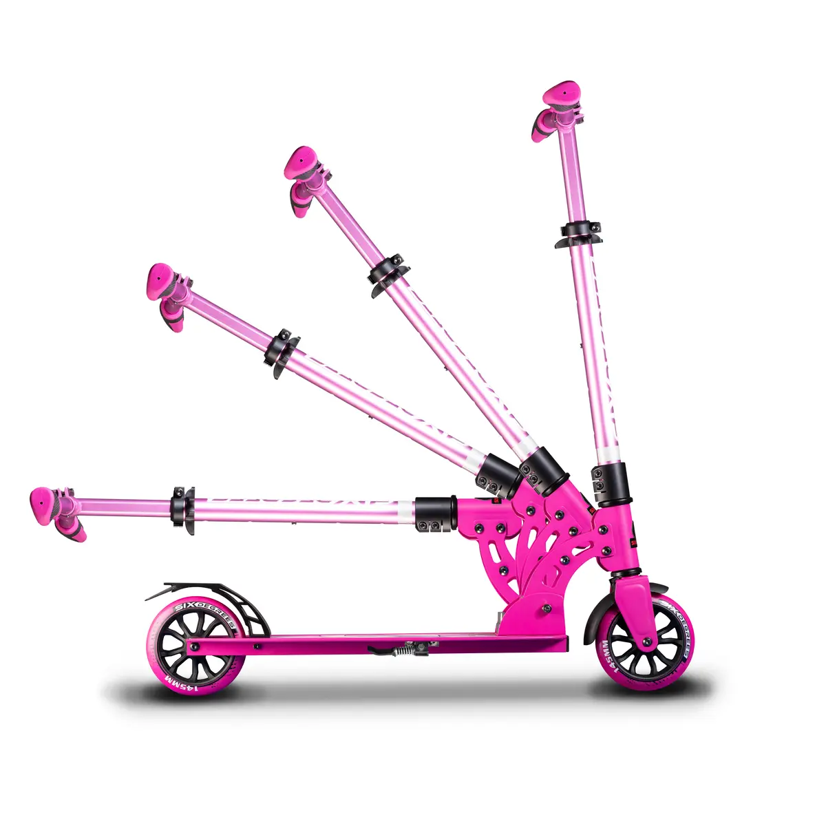 Six Degrees Aluminium Scooter Junior 145 mm – Pink