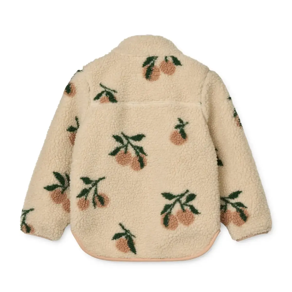 Liewood Nolan Sherpa Jacke für Kinder „Peach / Sea shell“