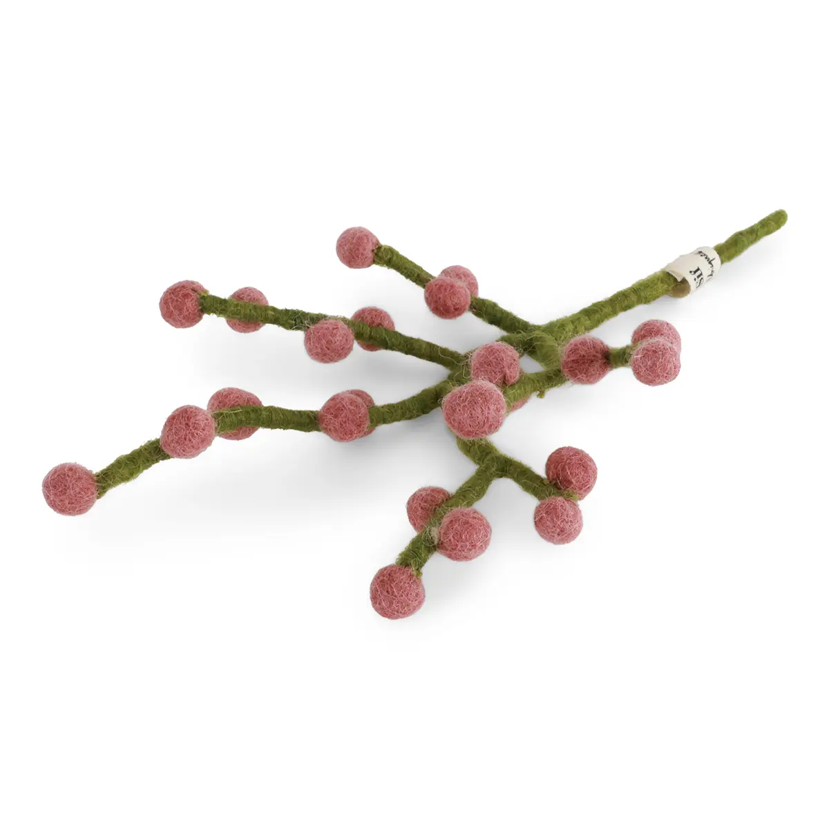 Gry & Sif Filzblumen Zweig „Rouge Berries“ H19cm
