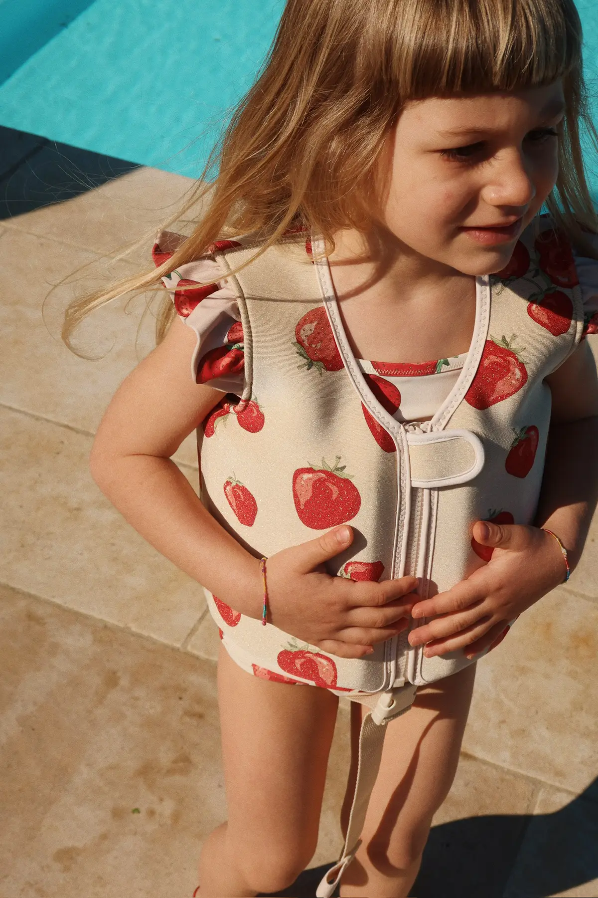 Konges Sløjd Kinder-Schwimmweste Avery „Fragola“, Neopren, 1-2J – Bild 8