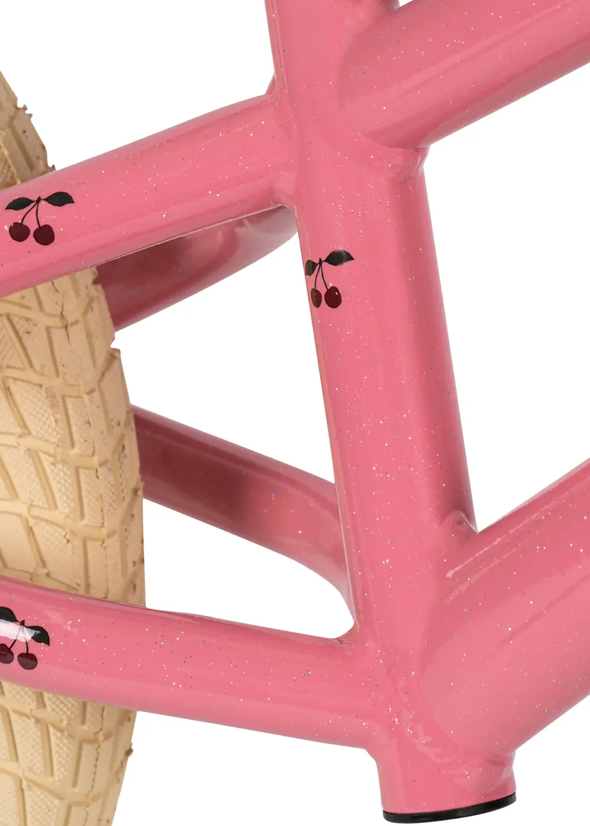 Konges Sløjd Laufrad Balance Bike „Cherry Glitter“, 12-Zoll, ab ca. 2 Jahre – Bild 5