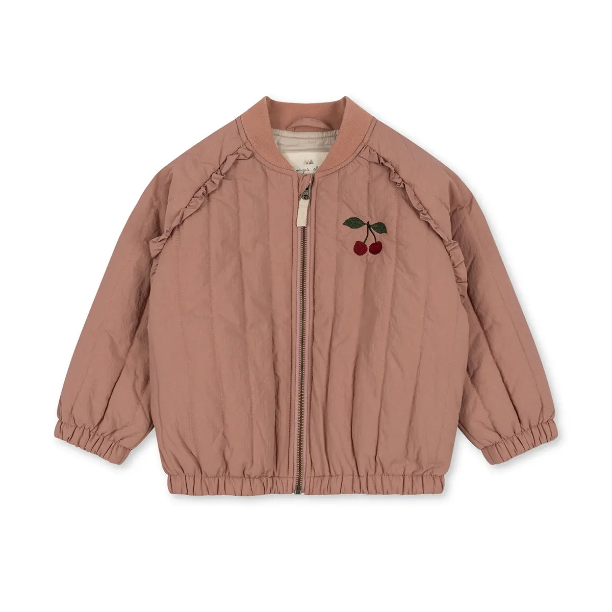 DELISTED Konges Sløjd Bomberjacke Juno „Cherry / Cameo Brown“