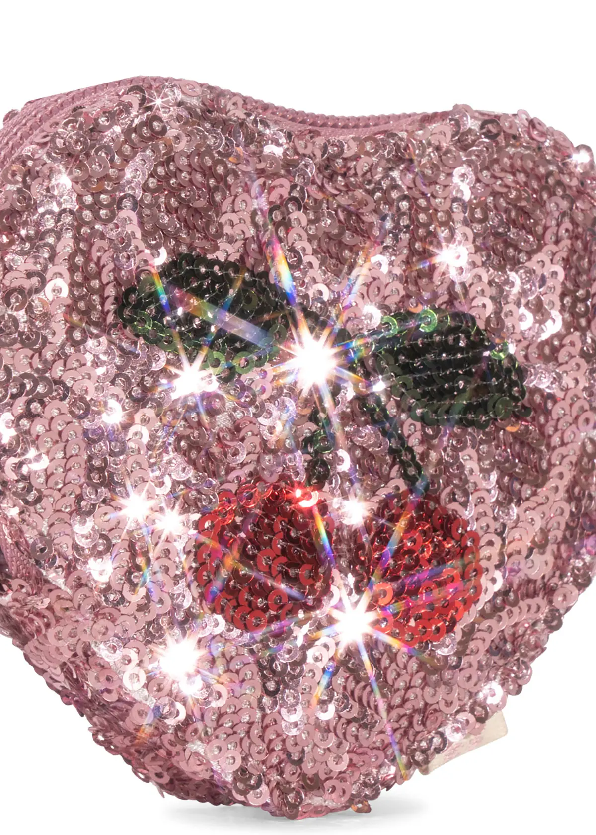 Konges Sløjd Glitzer Herz-Portemonnaie für Kinder „Mellow Rose“