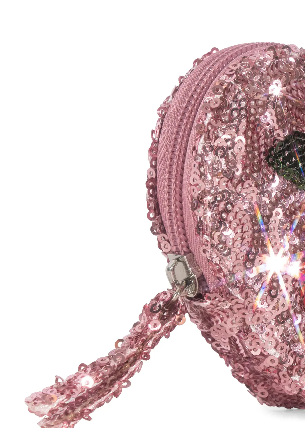 Konges Sløjd Glitzer Herz-Portemonnaie für Kinder „Mellow Rose“
