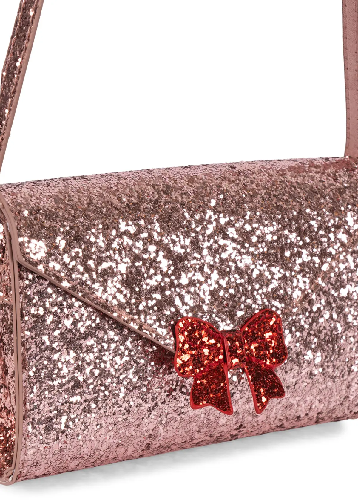 Konges Sløjd Glitzerumhängetasche für Kinder „Mellow Rose“