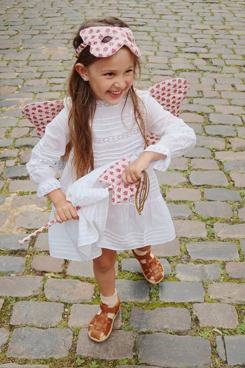 Konges Sløjd Kinderkostüm-Set „Schmetterling / Rosie Blush“