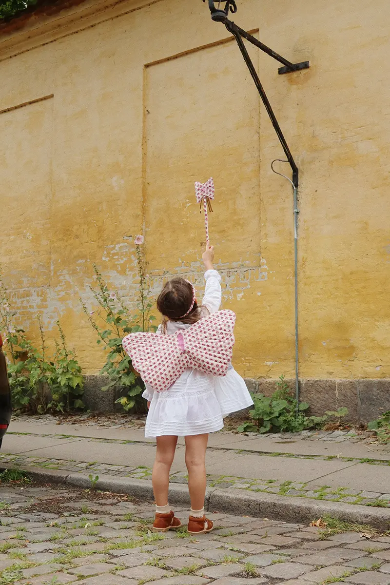 Konges Sløjd Kinderkostüm-Set „Schmetterling / Rosie Blush“