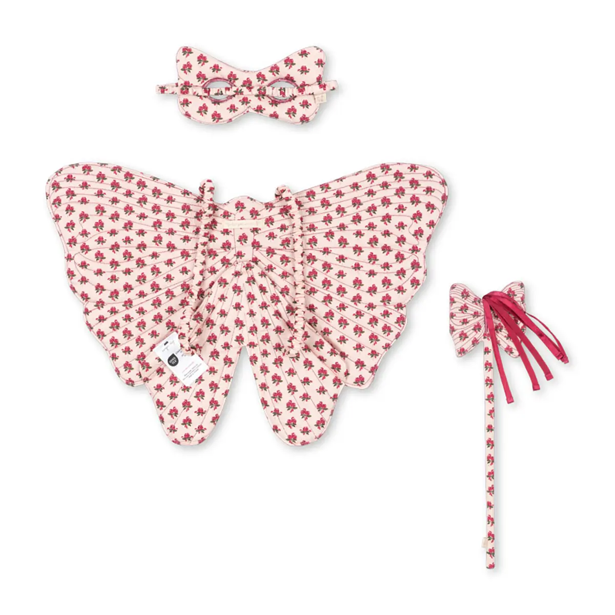 Konges Sløjd Kinderkostüm-Set „Schmetterling / Rosie Blush“