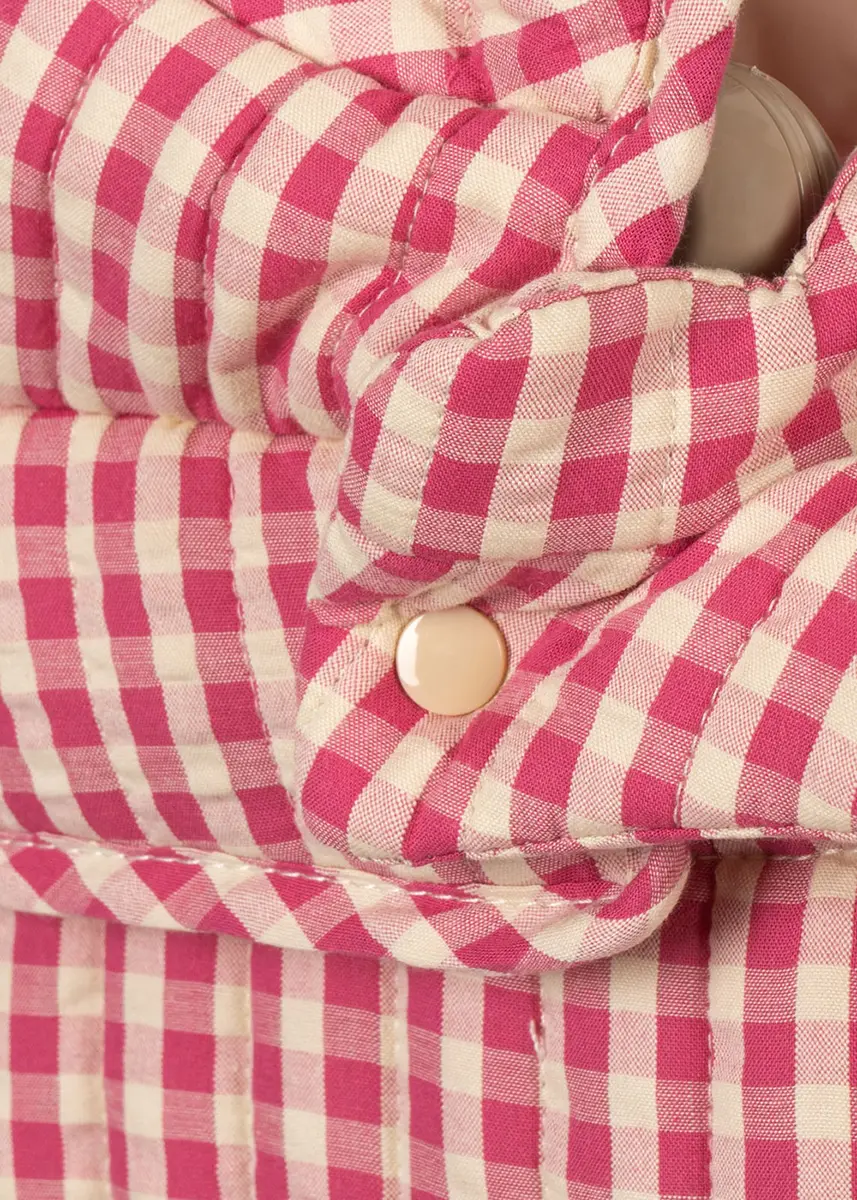 Konges Sløjd Puppen-Buggy „Bubblegum Check“