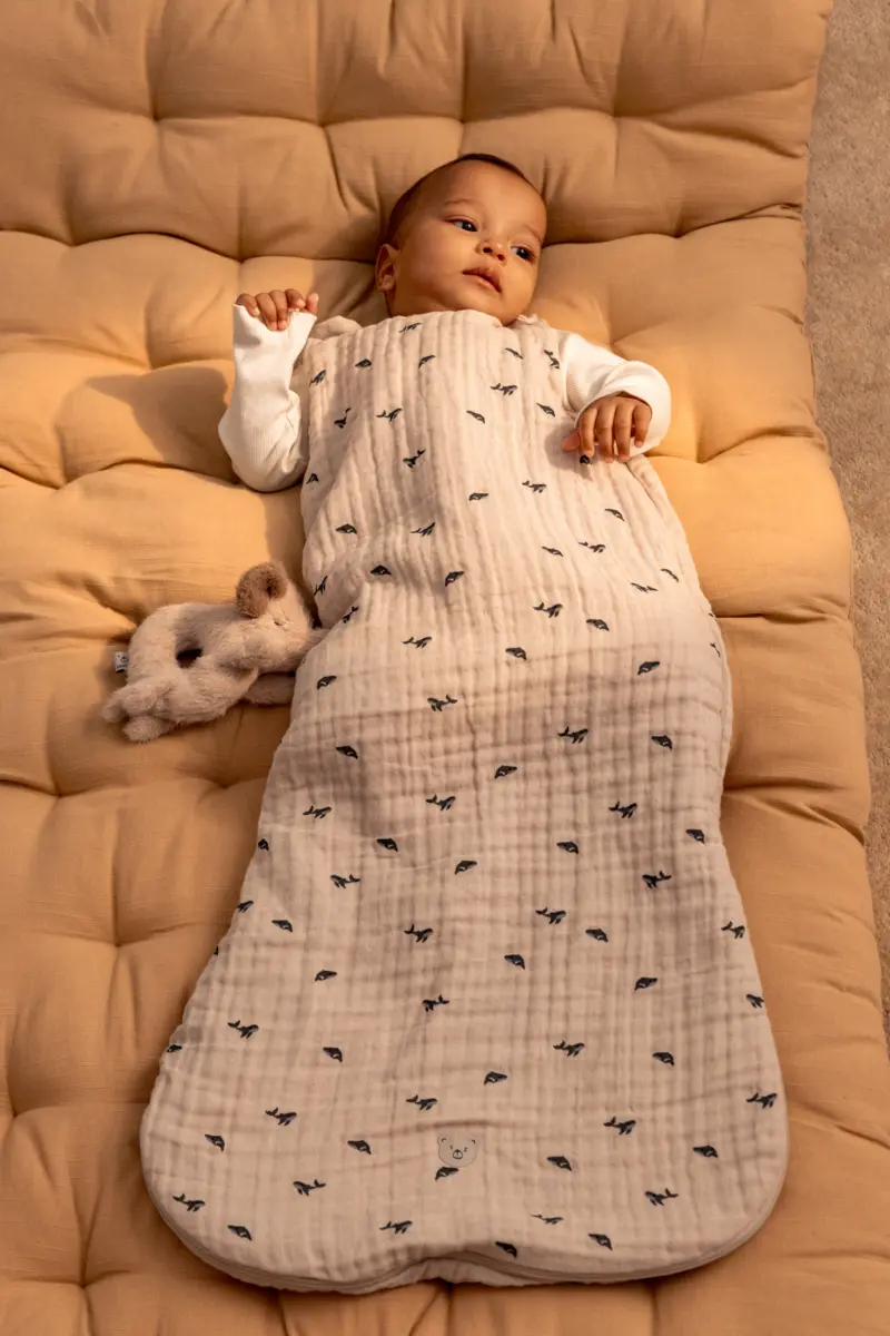 Liewood Schlafsack Flora „Mini whale / Sandy“