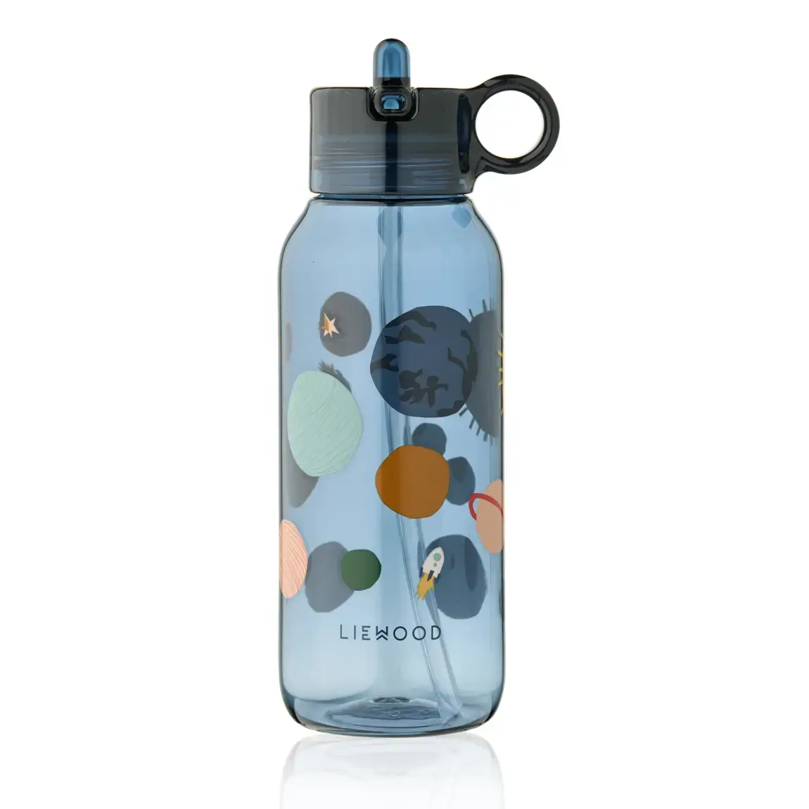 Liewood Tritan-Wasserflasche Yang „Universe / Classic navy“, 500ml, auslaufsicher