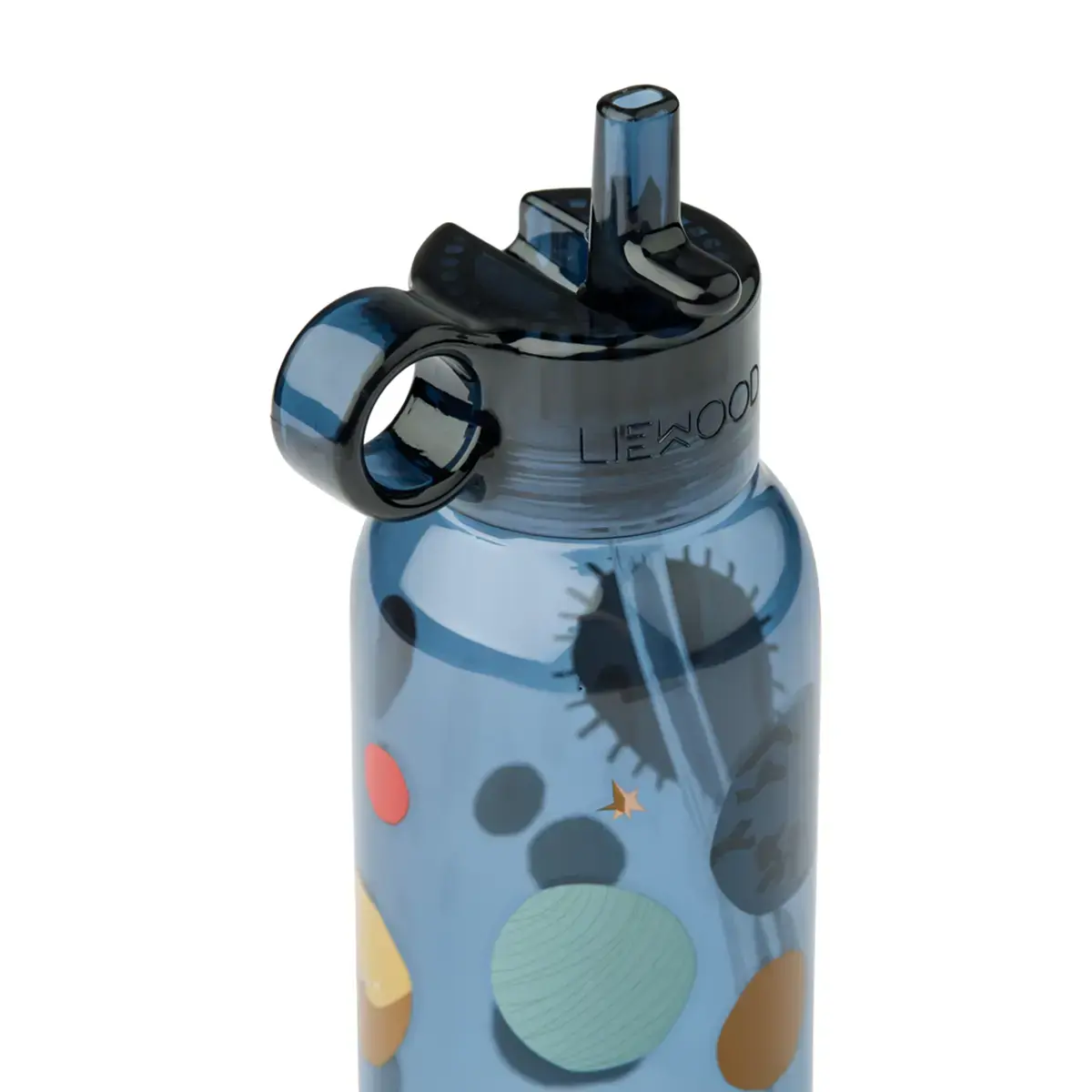 Liewood Tritan-Wasserflasche Yang „Universe / Classic navy“, 500ml, auslaufsicher
