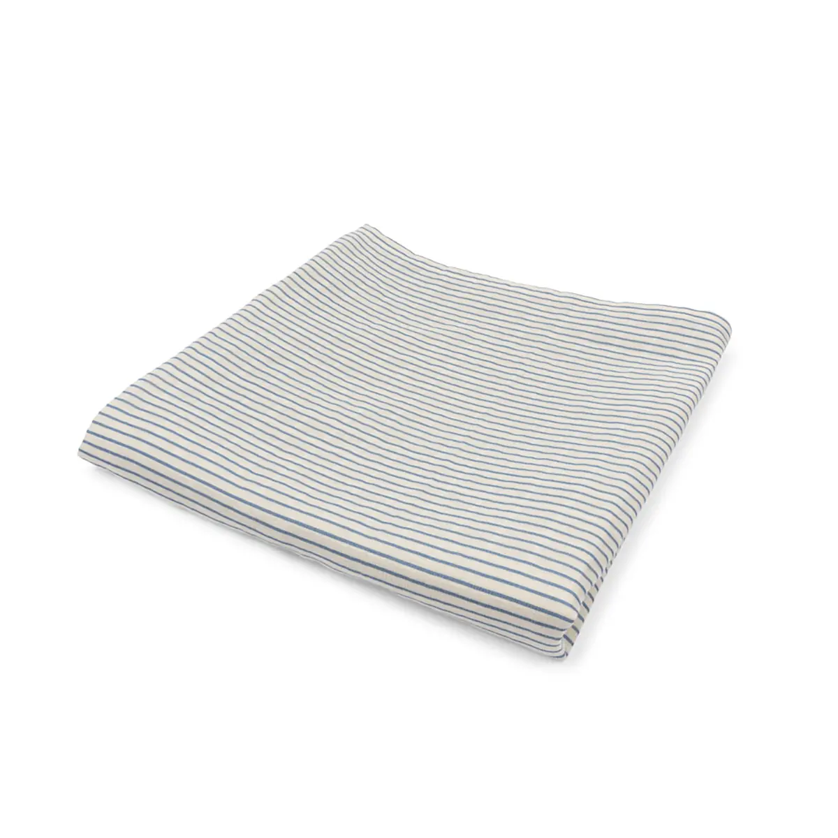 Konges Sløjd Musselin Wickeltuch „Stripe Blue“, 115cm, GOTS