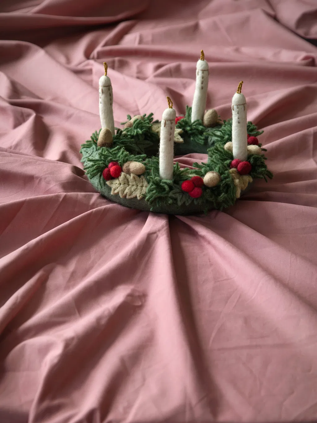 Gry & Sif Adventskranz mit Kerzen ø20cm