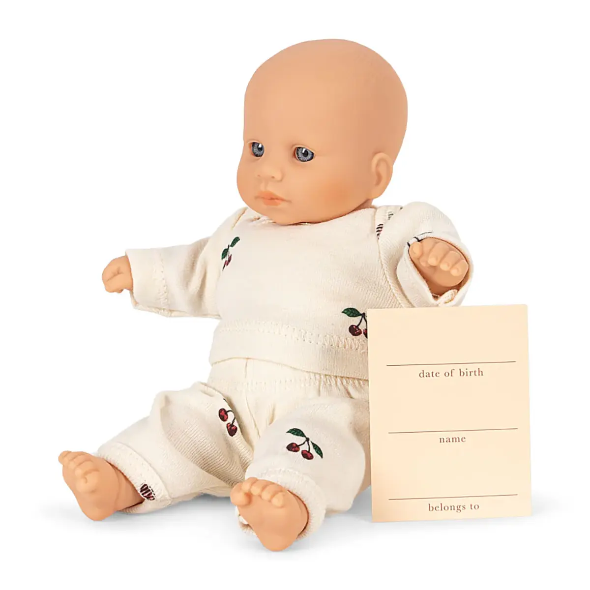 Konges Sløjd Mini-Puppe „Meine erste Puppe / Cherry“, H21cm