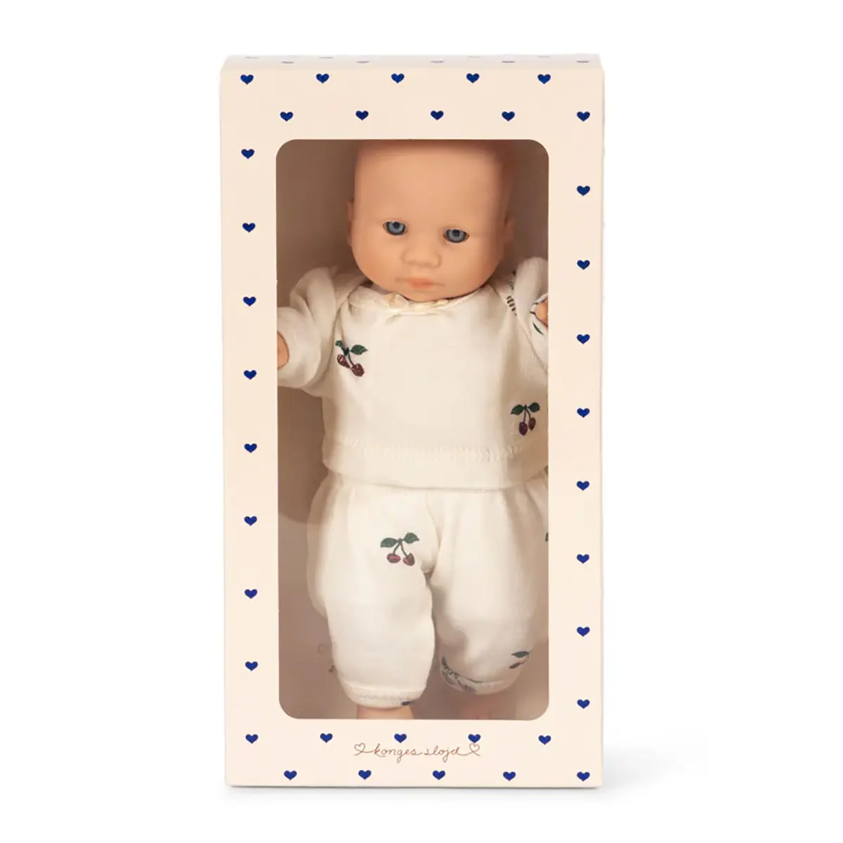 Konges Sløjd Mini-Puppe „Meine erste Puppe / Cherry“, H21cm