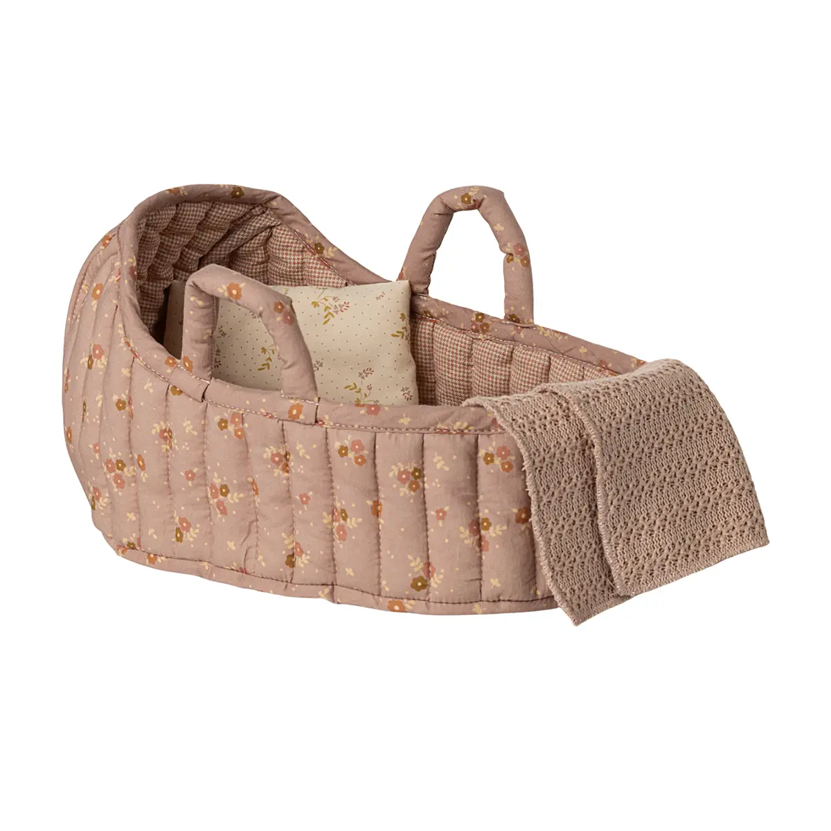 Maileg Babytragetasche aus Stoff, Groß - Rosa, 17x29cm