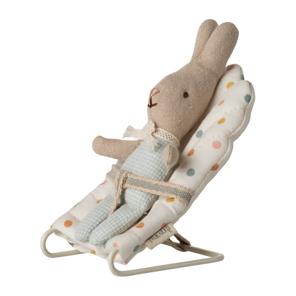 Maileg Babywippe / Babysitter, gepunktet, My, H8cm