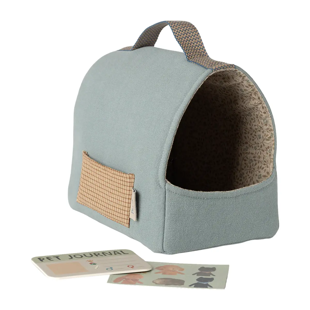Maileg Kuschelhaustier Transportbox, Klein - Blau