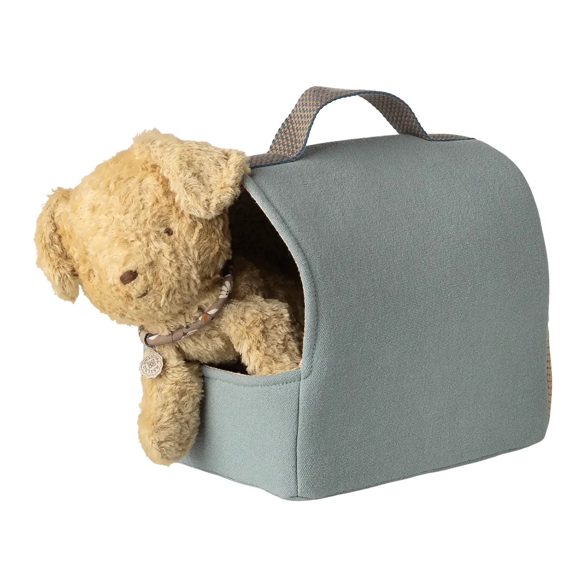 Maileg Kuschelhaustier Transportbox, Klein - Blau