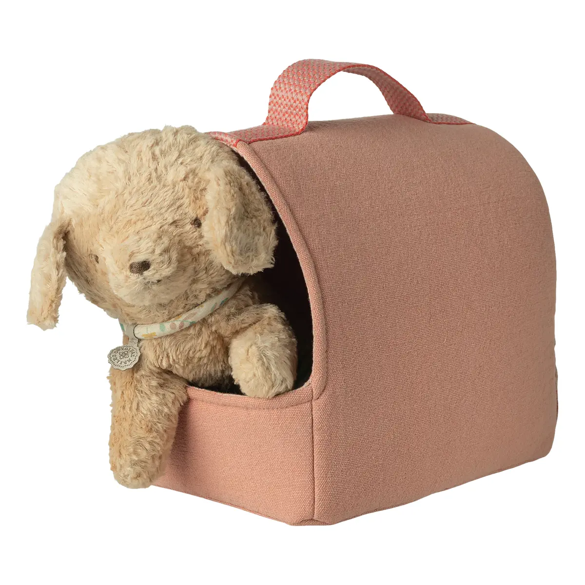 Maileg Kuschelhaustier Transportbox, Klein - Koralle