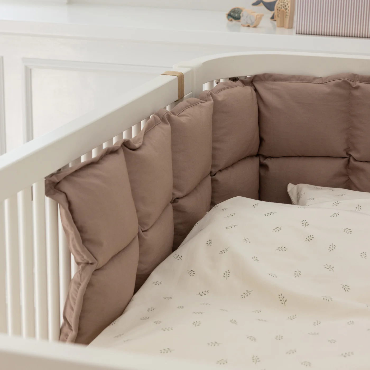 Sebra Bettnestchen „Jetty beige“, Bio-Kapokfüllung, L180cm