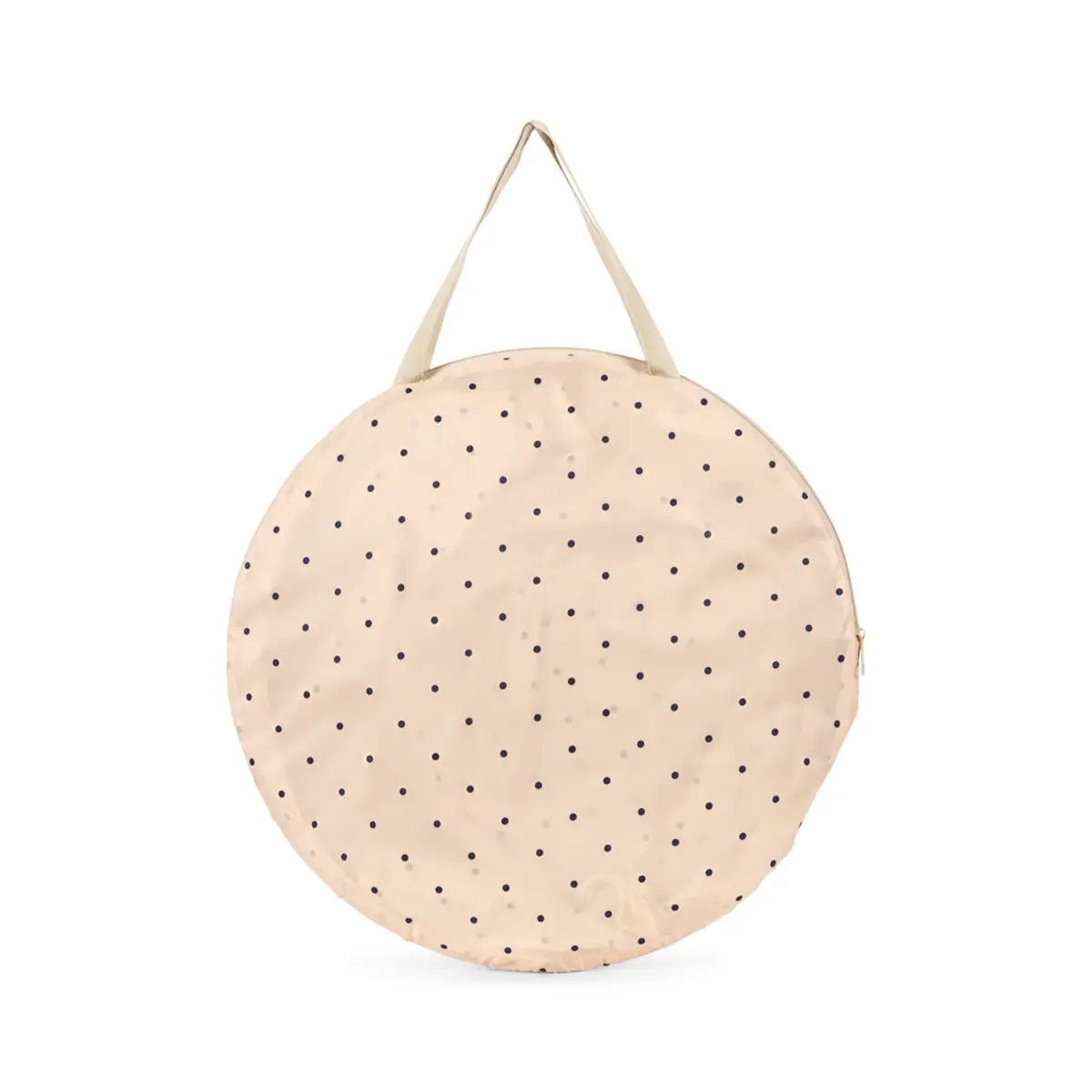 Konges Sløjd Pop-Up UV-Strandzelt „Navy Dot“, kleine Strandmuschel, UV-Schutz 50+