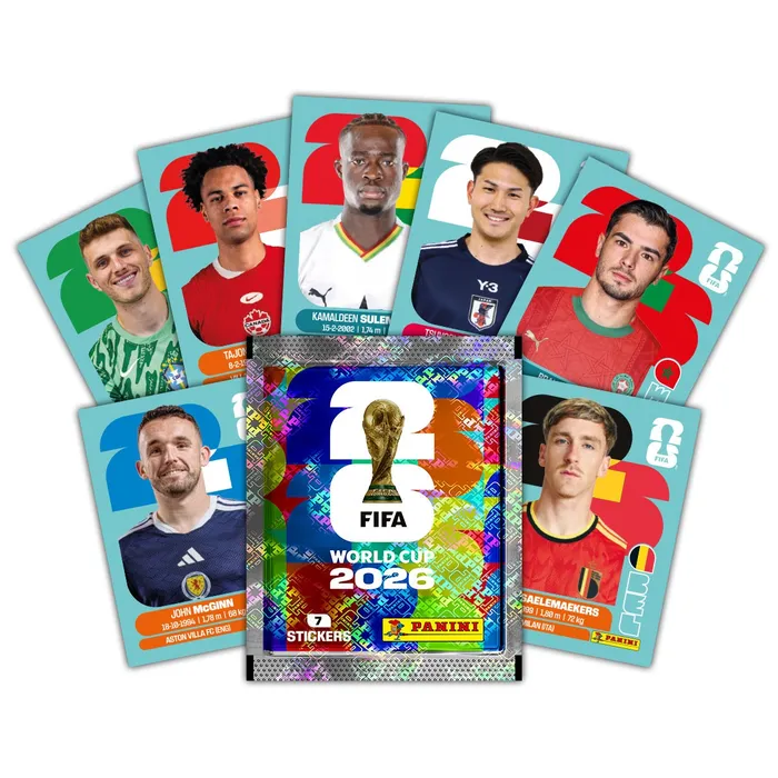 Panini FIFA WM 2026 Sticker Collection – 20 Tüten á 7 Aufkleber