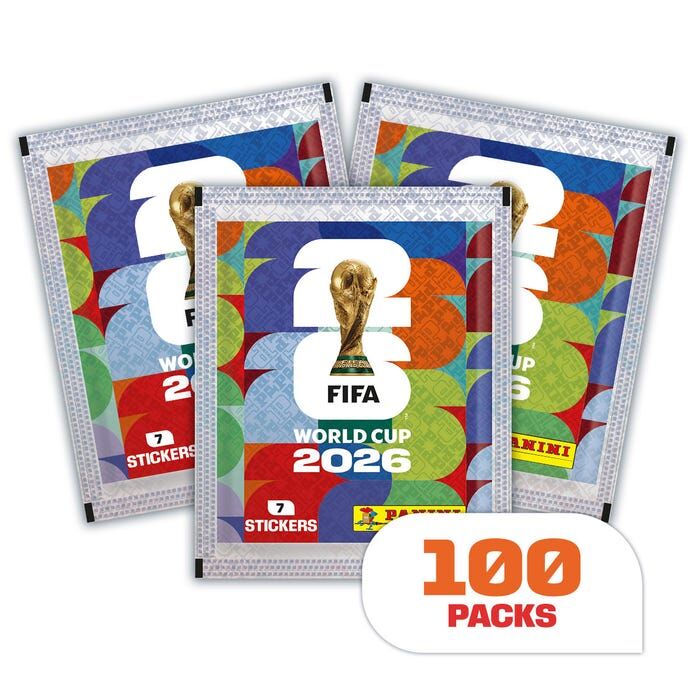 Panini FIFA WM 2026 Sticker Collection – Display / Box mit 100 Tüten