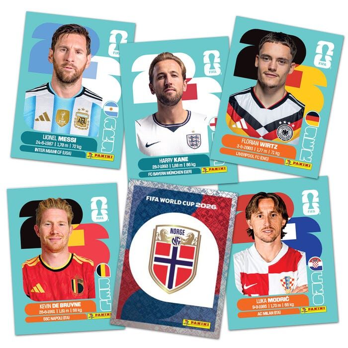 Panini FIFA WM 2026 Sticker Collection – Display / Box mit 100 Tüten