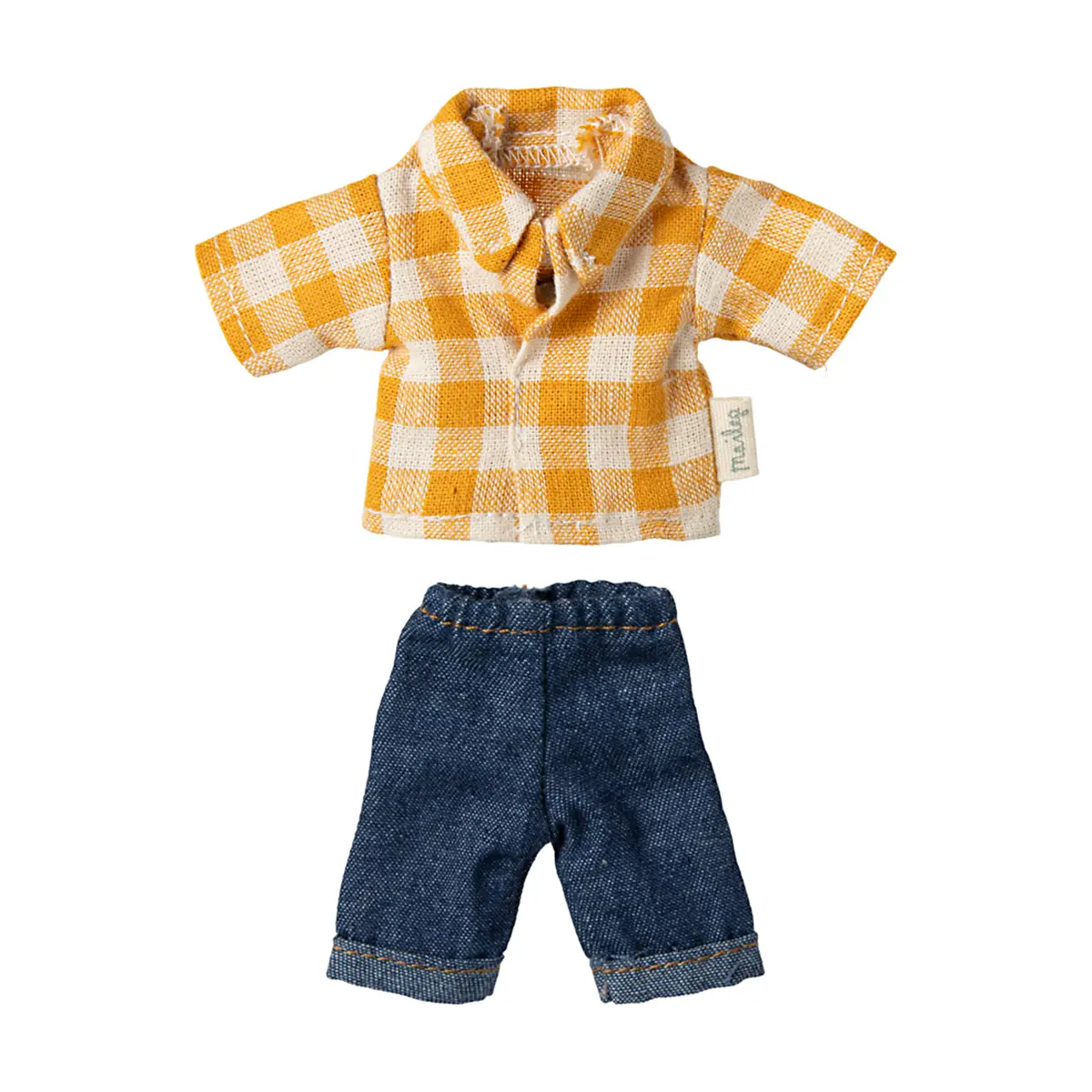 Maileg Papa Maus mit Hemd und Jeans