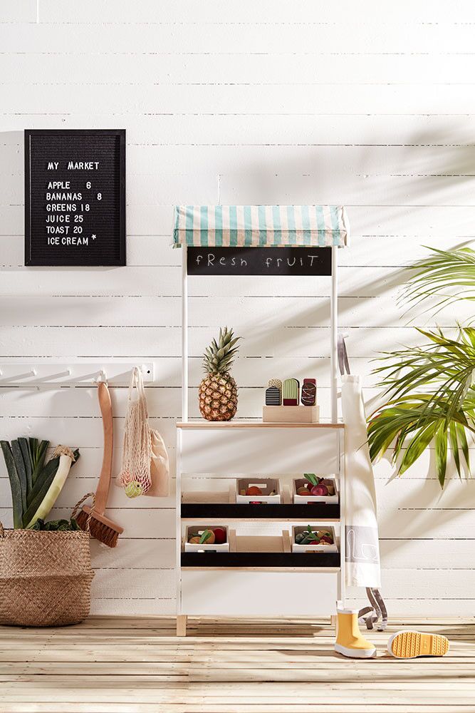Kids Concept Marktstand Bistro aus Holz – Bild 3