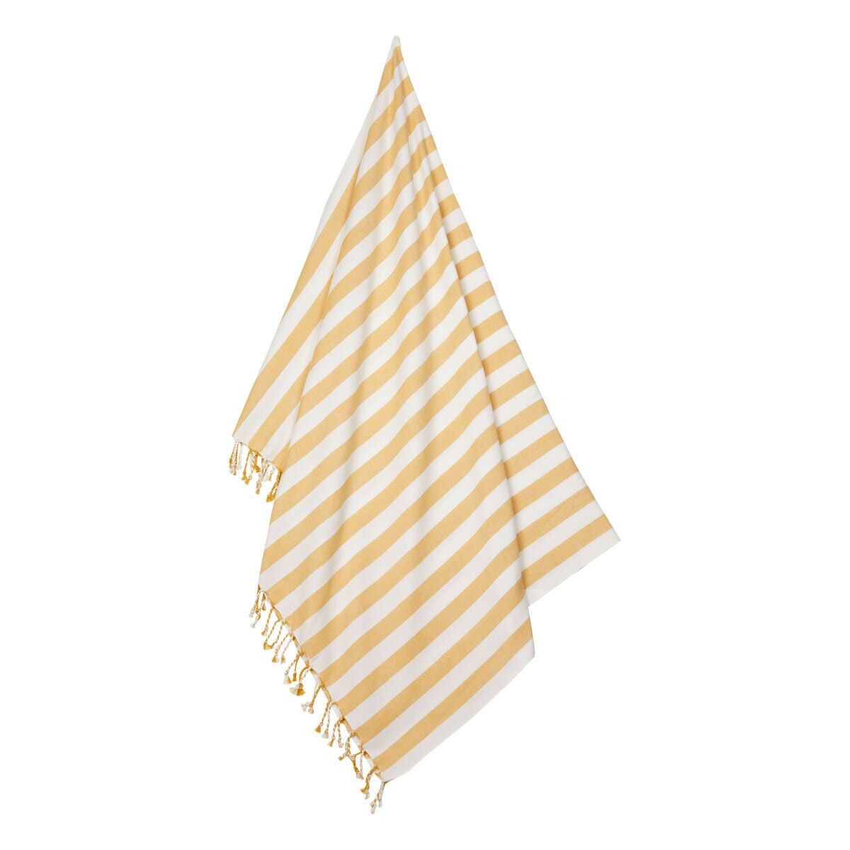 Liewood Mona Hammam-Strandtuch „Yellow mellow : creme“, 100x160cm